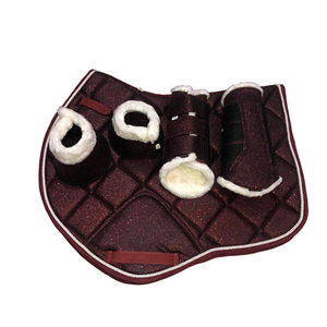 Horse Riding Saddle Pad Set With <b>Equestrian</b> Saddle Blanket Set, Perfect For Horseback Riding And <b>Equestrian</b> - Product Image 2
