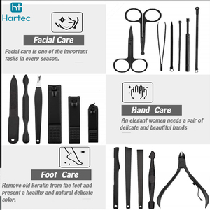 Premium 18Pcs Professional Stainless Steel Manicure and Pedicure Set Luxury <b>Case</b> <b>Nail</b> Cutter Grooming Kit for Wholesale - Product Image 5