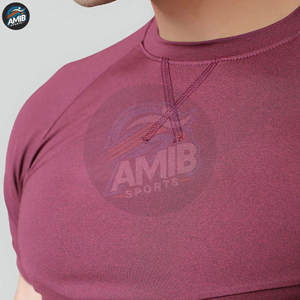 Camiseta Deportiva Transpirable para Hombre, para Gimnasio, Entrenamiento, de Poliéster/Algodón, de Secado Rápido, Compresión - Product Image 6