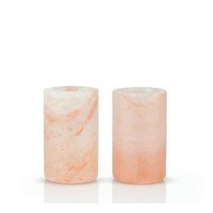 Verre à vin en cristal de l'Himalaya avec coupelle en sel minéral sculpté, verres à shot de whisky écologiques pour la décoration intérieure - Product Image 2