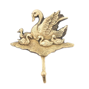 Antique <b>Metal</b> Frog Wall Hook - Vintage Animal Design <b>Metal</b> <b>Coat</b> and Hat <b>Hanger</b> for Home Decor and Entryway Storage - Product Image 6