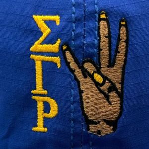 SGRho Baseball Cap <b>Women</b> Embroidered Sorority Style Adjustable Casual <b>Hat</b> Classic Outdoor Sports Sun Protection Fashion Headwear - Product Image 6