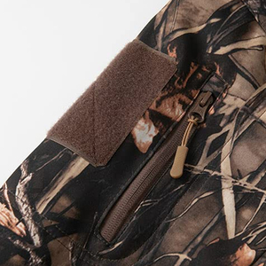 Outdoor Hunting Canvas Polyester Waterproof Windproof <b>Camo</b> Tactical Breathable Lightweight Hooded <b>Jacket</b> for Hunting Hiking - Product Image 4