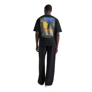 T-shirt à col rond et manches courtes pour homme, motif graphique sur le devant, impression au dos, coupe décontractée, vente en gros, personnalisable, OEM, en jersey de coton - Product Image 2