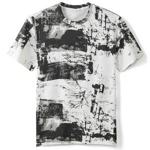 เสื้อยืดกีฬาผู้ชายแบบซับลิเมชั่น แห้งเร็ว ระบายอากาศได้ดี ผลิตจากโพลีเอสเตอร์ รับผลิตแบบ OEM ODM ขายส่งจากโรงงาน - Product Image 5