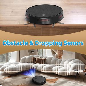 หุ่นยนต์ดูดฝุ่นและถูพื้นพร้อมโหมดทำความสะอาด 6 รูปแบบ, Wi-Fi/แอป/Alexa และระบบชาร์จไฟอัตโนมัติ - Product Image 3