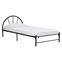 Cama Individual Industrial de Metal para Dormitorio, Estructura de Acero, Colchón Estable, Muebles Modernos para Hostal de Estudiantes, Apartamento Escolar, Dormitorio