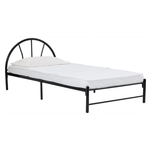 Cama Individual Metálica para Dormitorio, Estructura de Acero, Colchón Incluido, Muebles Modernos para Estudiantes, Hostales, Escuelas y Apartamentos - Product Image 1