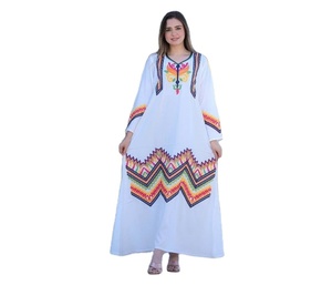 2025 nouveau Design Maxi femmes robe élégante longue Maxi robes à manches longues brodé mexicain vêtements concepteur Occasion robe - Product Image 1
