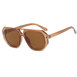 2024 Fashion Double Beam Irregular Polygonal <b>Sunglasses</b> Hip-Hop Oversized <b>Sunglasses</b> - Product Image 6