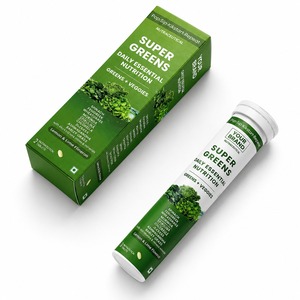 Comprimés effervescents naturels de marque privée Greens, formule quotidienne essentielle pour la nutrition et la détoxification, paquet de 20 comprimés - Product Image 6