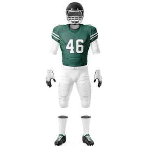 Custom Football Team Uniforms-Adult Men's 100% Polyester Short Sleeve Plus Size <b>Athletic</b> Fit All Seasons Bulk Supplier - Product Image 5