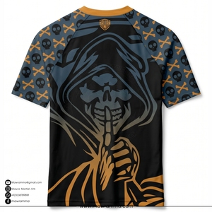 Camiseta de Compresión MAWRA para Hombre, Manga Corta, Sublimada Personalizada, de Secado Rápido, Poliéster y Spandex, Unisex - Product Image 4