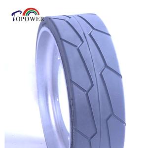 ITECO IT12122 Número de Pieza 83809009 Rueda Nueva para Plataforma Elevadora de Tijera 406x125 Neumático Antimarcas - Product Image 4