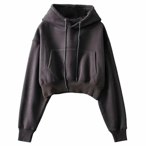 Sudadera con Capucha Corta Personalizada para Mujer, Sudadera Casual, Sudadera con Capucha Oversize para Mujer - Product Image 3