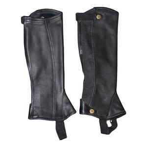 Equipo de protección ecuestre profesional de calidad superior, color negro personalizado, apto para adultos y niños, medio chaparrones y polainas lavables - Product Image 3