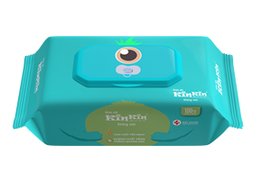 Limpieza de bebés Tela de 100 piezas Higiene purificada Kinkin Toallitas húmedas no tejidas para bebés Ventas a granel para agua Toallitas húmedas Kinkin - Product Image 2