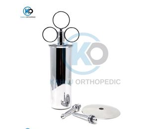 Seringue auriculaire en verre pour prélèvement, instruments chirurgicaux vétérinaires réutilisables en acier inoxydable KAHLU ORTHOPEDIC Satin - Product Image 2