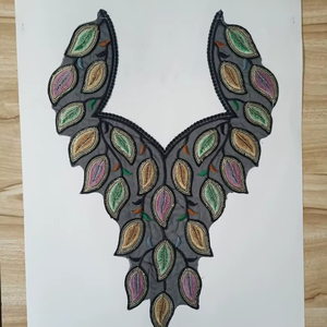 Luxury Embroidered Sequins <b>Sew</b>-<b>On</b> <b>Patches</b> for Women Long Sleeve Evening Party Wear with Elegant Detailing and Home Textiles Use - Product Image 1