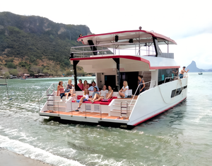 UBI 14540 Customized Fiberglass Cruising 14.5m Yacht 40 PAX High-Speed Sport Outboard Engine 300HP Fishing Patrol Leisure Boat - Product Image 5