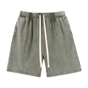 Nuevos pantalones cortos deportivos para hombre, estilo streetwear, con lavado ácido, transpirables, para ejercicio, talla adulta, pantalones largos para gimnasio. - Product Image 6