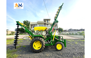 Perceuse et stabilisateur de poteaux avec stabilisateur avant pour tracteur, garantie 1 an - Product Image 3