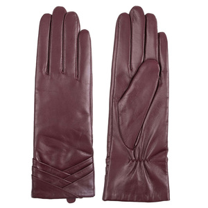 New Arrival Best Quality Genuine Leather Driving <b>Gloves</b> For Adults Warm and Waterproof With UV Protection Simple Stylish - Product Image 3