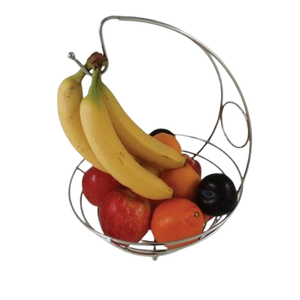 Gold Finished Iron Metal Fruit <b>Basket</b> Kitchenware Fruit <b>Storage</b> <b>Wired</b> <b>Basket</b> Best Design Handmade Fruit <b>Storage</b> <b>Basket</b> - Product Image 2