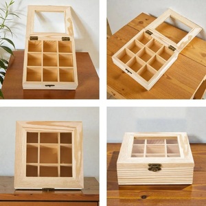 Organizador de Relojes de Madera de Pino Natural Sólido, 9 Ranuras, Moderno, Minimalista, Ecológico, Duradero, Caja de Almacenamiento para Decoración del Hogar - Product Image 5