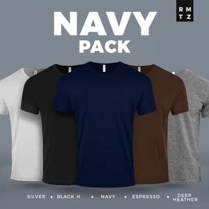 Custom Plain Crewneck <b>Tshirts</b> Gymwear Summer Collection cotton poly Blend Lightweight <b>Tshirts</b> - Product Image 2