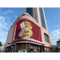 Écran LED d'affichage vidéo 3D extérieur étanche pour publicité sur scène, église, centre commercial