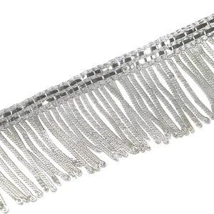 Wholesale 4cm Premium Decorative silver <b>Curtain</b> Decoration French Braid Bullion Fringe Trims - Product Image 1