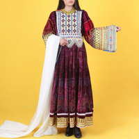 Meilleures robes de style afghan pour femmes en gros, mode décontractée, design simple brodé, robe tribale afghane, design unique