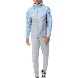 Conjunto Deportivo de Invierno para Hombre con Capucha, Estampado, Impermeable, de Poliéster, Personalizado, Resistente al Viento, con Patrón Sólido, para Gimnasio y Actividades Deportivas - Product Image 1