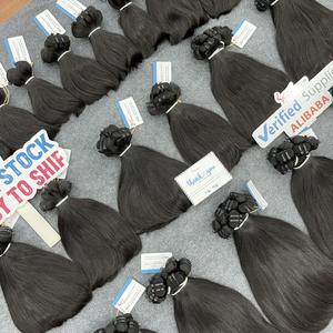 Producto más vendido 100% extensiones de cabello de trama cruda recta humana vietnamita color negro Natural muy sedoso sin desprendimiento ni enredos - Product Image 4