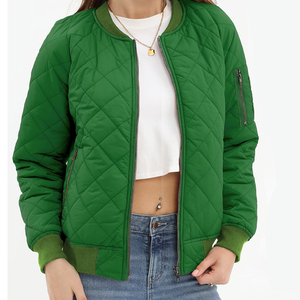 Chaquetas bomber de invierno con cierre de cremallera, hechas a medida y de alta calidad, con el último diseño en diferentes colores para damas. - Product Image 5