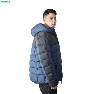 Tech Wear Reflective Puffer <b>Jacket</b> <b>Men</b> High Visibility Shiny Fabric Streetwear Windbreaker Tactical <b>Winter</b> Outerwear - Product Image 3