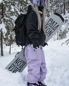 2026 Men's Comfortable Ski <b>Pants</b> Windproof and Breathable Printed 100% Polyester Fashionable Outdoor with Zipper Closure - Product Image 4