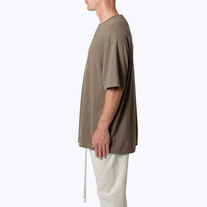 Camiseta Casual de Lona 100% Algodón, de Alta Calidad, Hecha a Medida, Cuello Redondo, Secado Rápido, Corte Regular, Diseño Liso para Hombre - Product Image 2