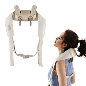 Massaggiatore per Collo e Spalle 4D con Impastamento Profondo, 2 Modalità, 2 Livelli di Calore (104-113°F), per Casa/Ufficio, Mani Libere, Cinghie in Pelle, 2 Livelli - Product Image 3