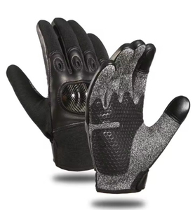 Guantes de Motocicleta Tácticos de Cuero de Alta Calidad para Invierno, Resistentes, con Protección para los Nudillos, Pantalla Táctil, Impermeables, Ligeros, para Todo el Dedo - Product Image 5