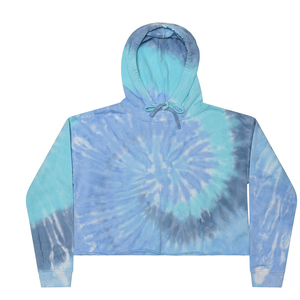 Sweat à capuche tie-dye de qualité supérieure, design tourbillonnant vibrant et magnifique, chaud, respirant, qualité premium, coupe décontractée pour femmes. - Product Image 1