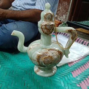 Tetera de Diseño Opulento con Incrustaciones de Madreperla, Hecha a Mano, Estilo Árabe, para Recepciones de Lujo en Ramadán y como Regalo - Product Image 6