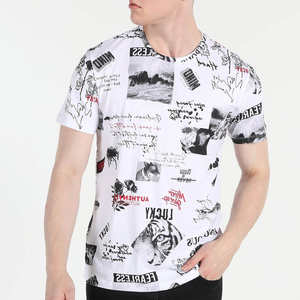 Camiseta de Manga Corta para Hombre, Personalizada con Serigrafía, Ligera, 100% Algodón, Transpirable, Corte Regular, Diseño Gráfico Urbano - Product Image 5