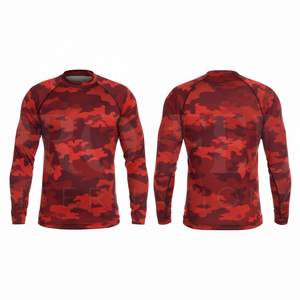Nouveau design OEM ODM – T-shirt de compression camouflage à manches longues, respirant, couche de base pour le fitness et les sports de plein air - Product Image 2