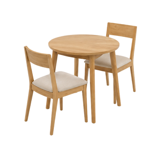 Ensemble de salle à manger ARTERRA en teck moderne de luxe, table et chaises, style scandinave minimaliste, meubles pour hôtel et villa - Product Image 3