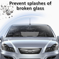 Films de protection pour voiture en vinyle bleu, haute brillance, PET anti-rayures, film de changement de couleur pour carrosserie de voiture, pour pare-brise