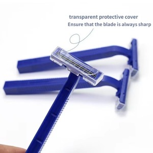 Disposable <b>Razor</b> for <b>Women</b> Sanitary Manual Shaver 1 Super Sharp Blade with Comb Head for Face Down Leg Arm with Non-Slip Grip - Product Image 4