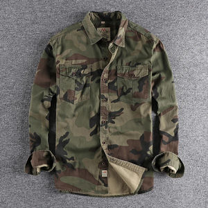 Camisas Cargo de Camuflaje para Hombre, de Alta Calidad, Duraderas, para Senderismo, Deporte, Uso Diario, Estilo Americano Informal - Product Image 5