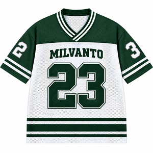 Mint Green Custom Men's Soccer <b>Football</b> Jersey Short Sleeve Breathable Mesh Teamwear <b>Personalised</b> Name & Number Training Jersey - Product Image 6